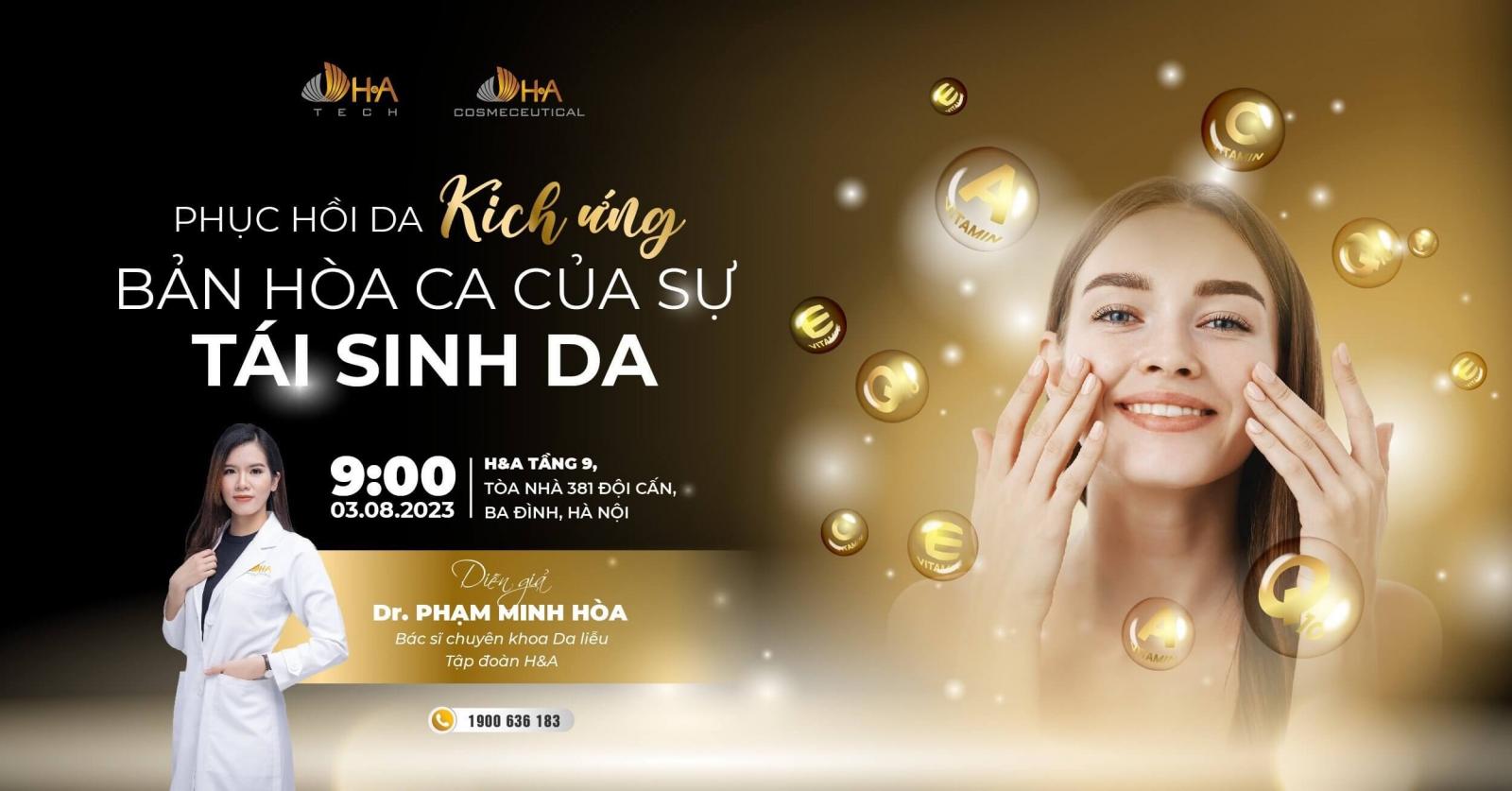 WORKSHOP PHỤC HỒI DA KÍCH ỨNG - BẢN HÒA CA CỦA SỰ TÁI SINH DA