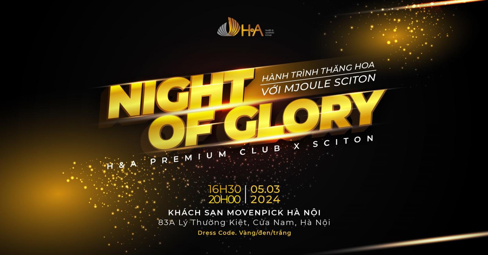 NIGHT OF GLORY - Hành trình thăng hoa cùng mJoule Sciton