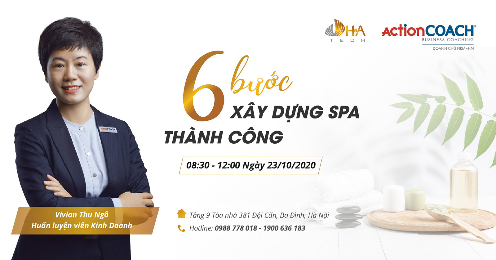 Khóa học : 6 Bước Xây Dựng Spa Thành Công