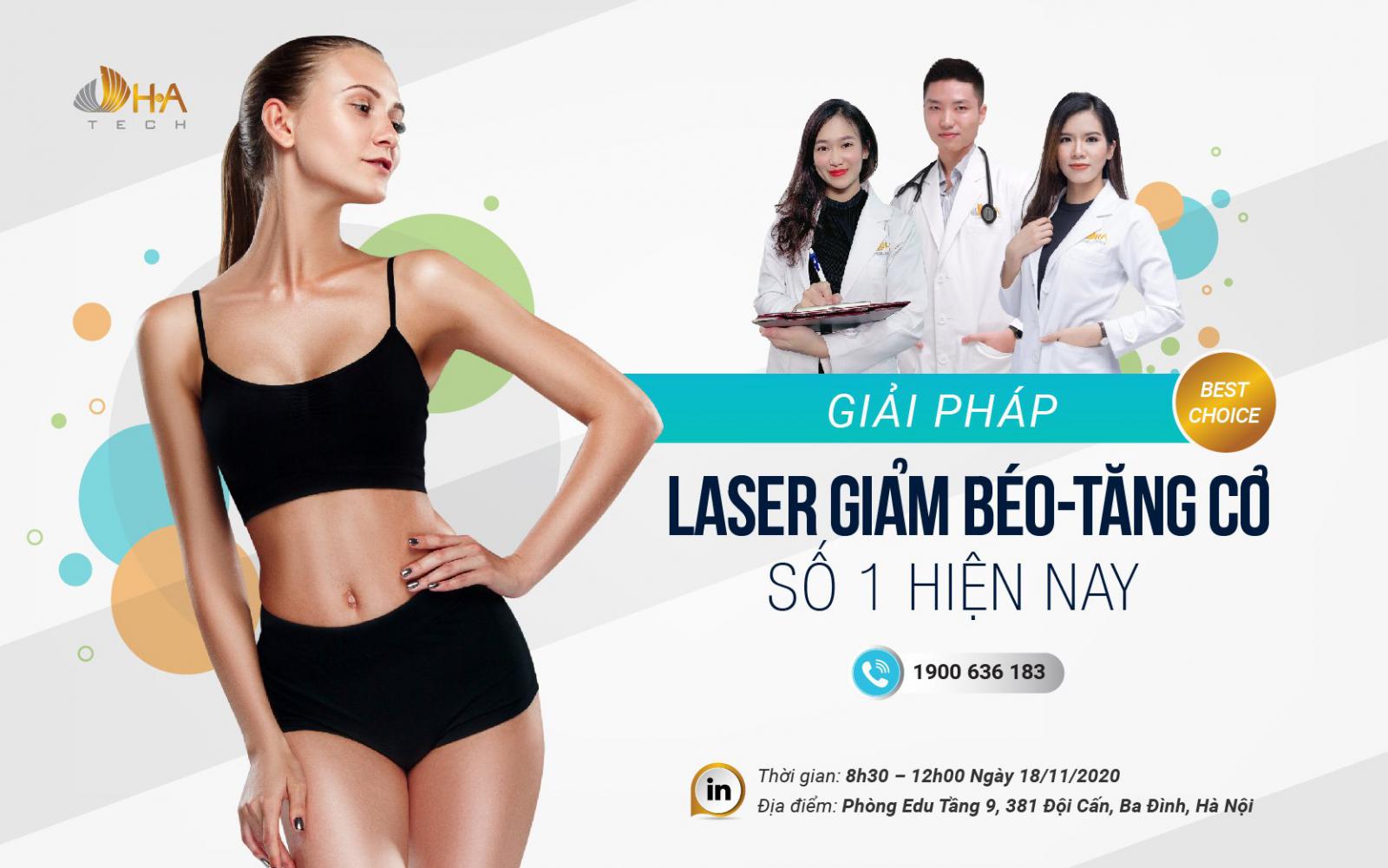 Khóa học: Giải pháp LASER giảm béo - tăng cơ số 1 hiện nay