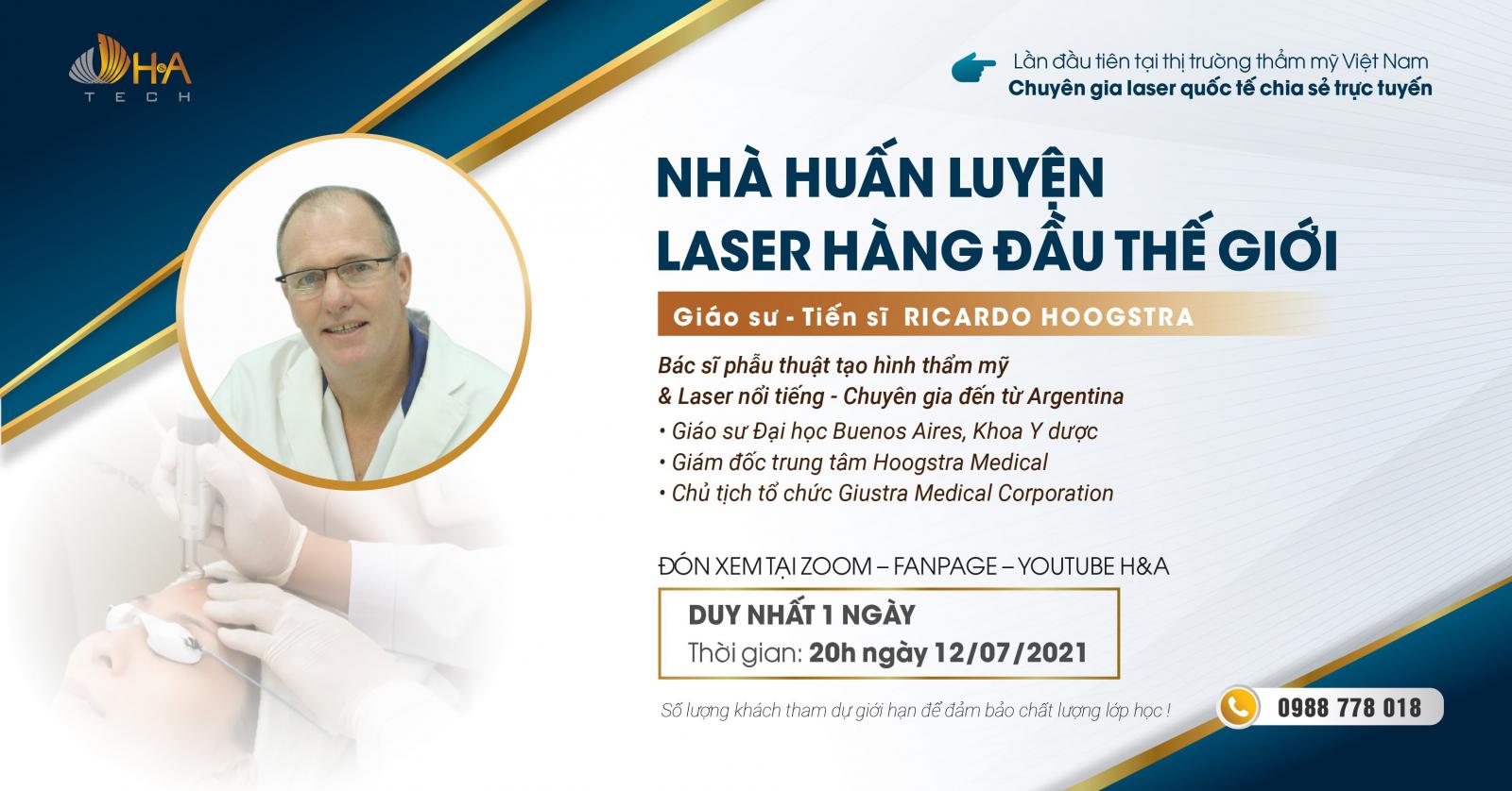 HỘI THẢO KHOA HỌC QUỐC TẾ TRỰC TUYẾN H&A: NHÀ HUẤN LUYỆN LASER HÀNG ĐẦU THẾ GIỚI