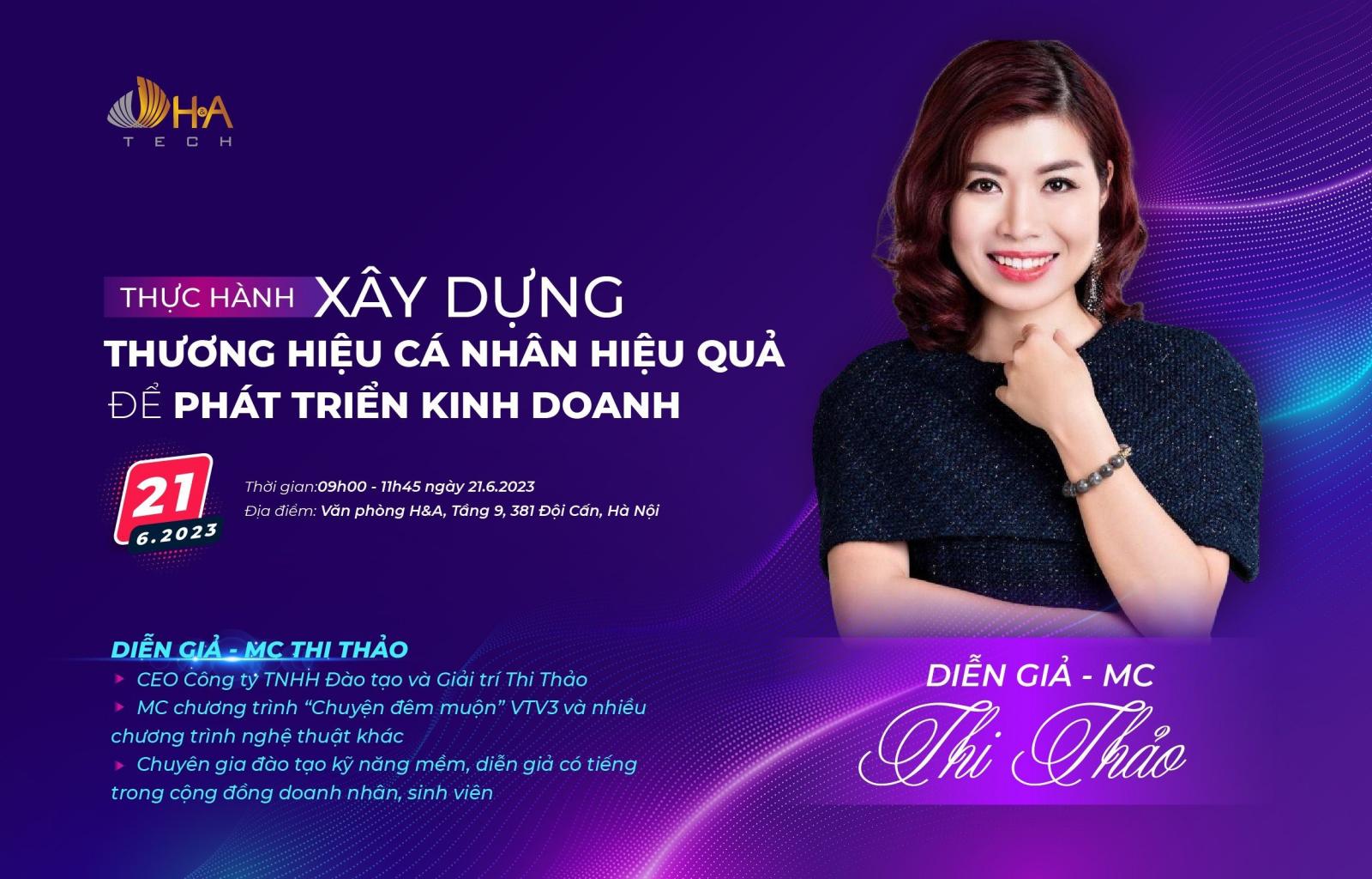 Workshop “Thực hành xây dựng thương hiệu cá nhân để phát triển kinh doanh” dành cho các chủ spa, thẩm mỹ viện